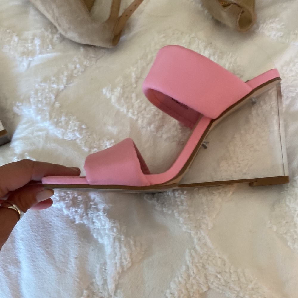 Steve Madden pink heeled sandals - Picture 5 of 6